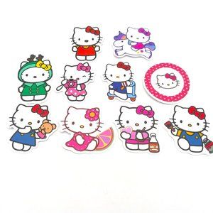 Stickers Hello Kitty Sanrio 10 Lot kawaii computer laptop luggage water bottle